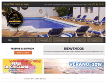 Tablet Screenshot of hotelcortijolosgallos.com